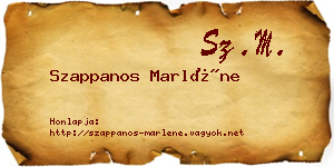 Szappanos Marléne névjegykártya